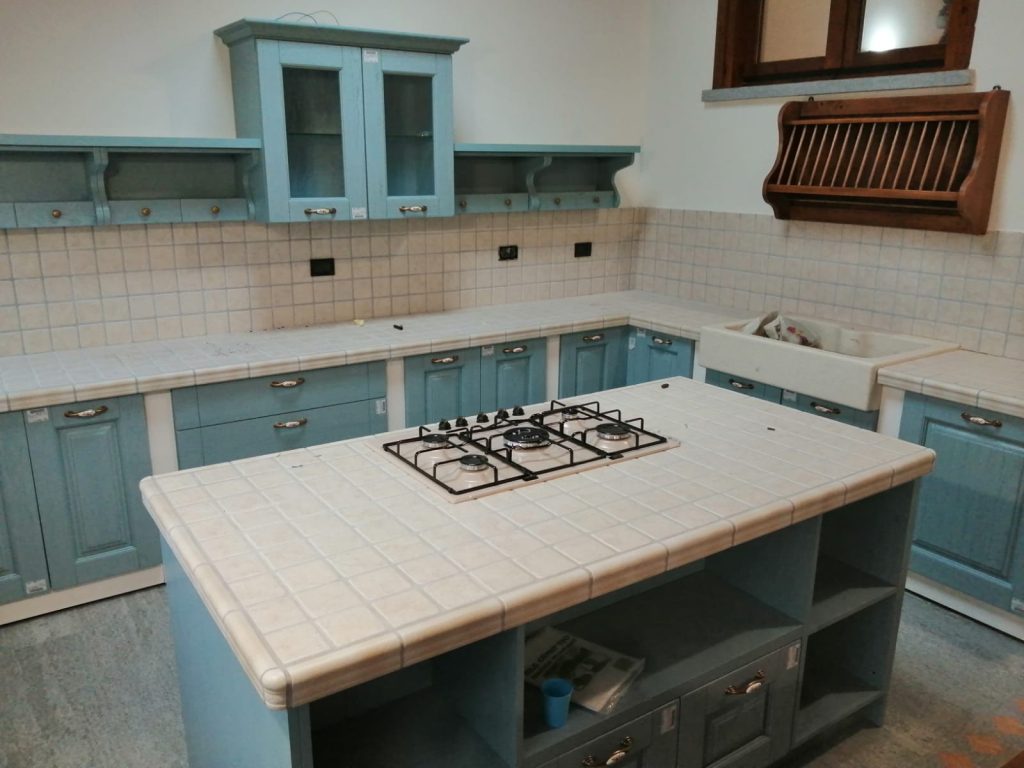 Cucina in Muratura con anta Barchessa Artre